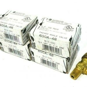 4 NEW SUPERIOR VALVE 600A-4B ANGLE VALVE 600A4B