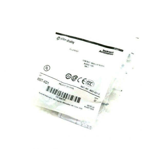 6 NEW ALLEN BRADLEY 800T-XD1 CONTACT BLOCK SERIES D 800TXD1