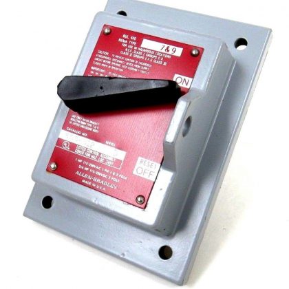 NEW ALLEN BRADLEY 600-N12 MANUAL STARTING SWITCH 600N12