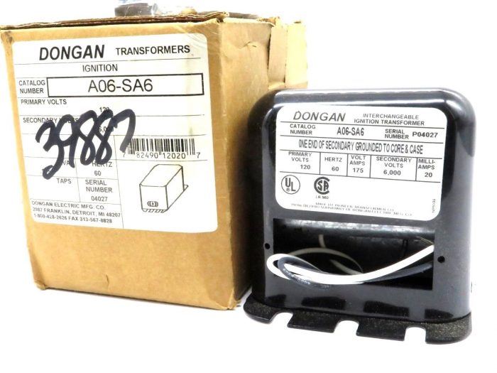NEW DONGAN A06-SA6 TRANSFORMER IGNITION A06SA6