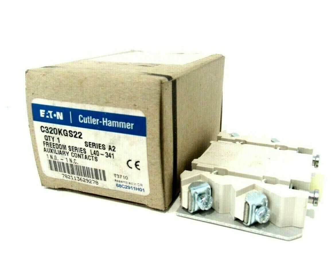 NEW EATON CUTLER HAMMER C320KGS22 AUXILIARY CONTACT SER.A2 C320KGS22