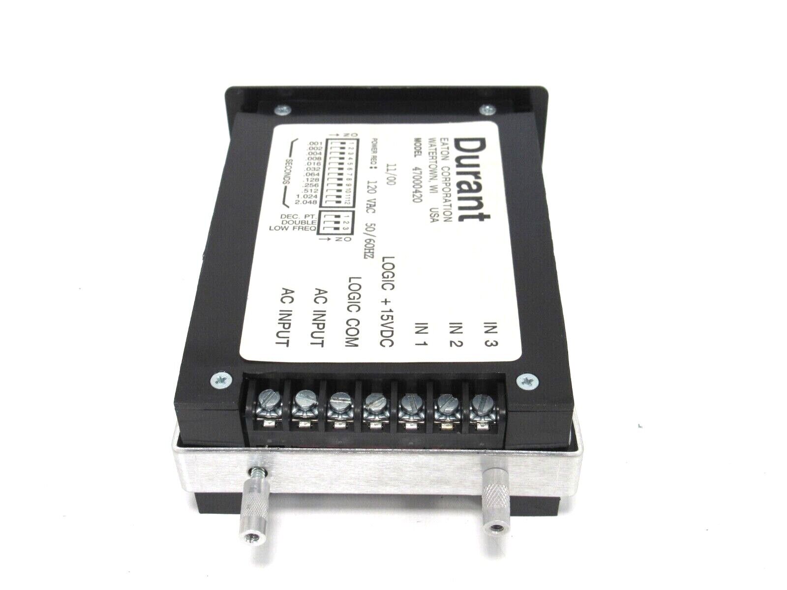 NEW EATON DURANT 47000-420 TIMEBASE RATEMETER 47000420 - Image 4