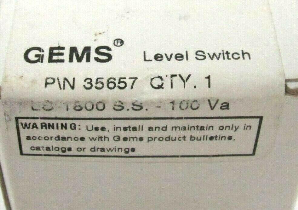 NEW GEMS 35657 LEVEL SWITCH SB Industrial Supply, Inc.