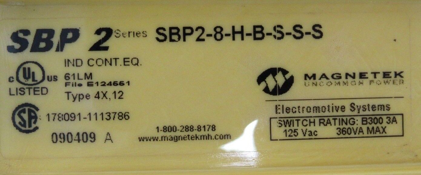 NEW MAGNETEK SBP2-8-H-B-S-S-S PENDANT SBP2 SBP28HBSSS - Image 4