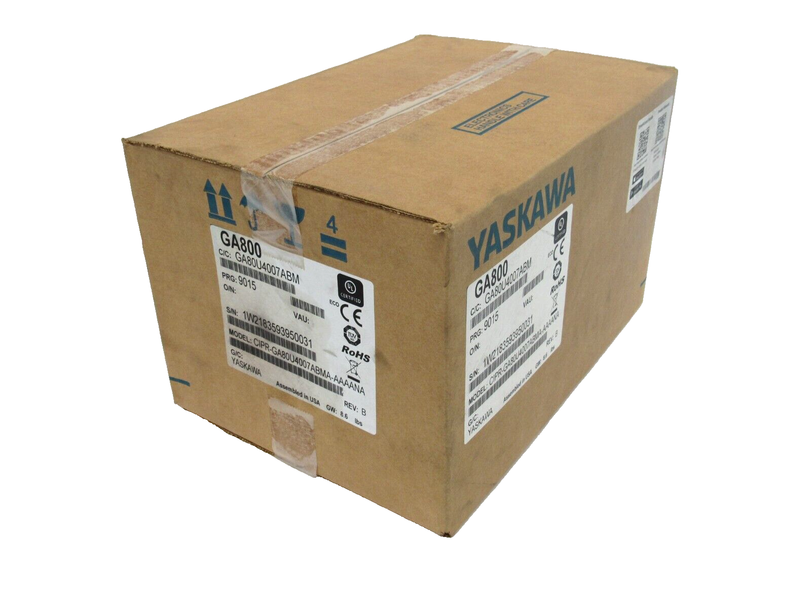 NEW YASKAWA GA800 AC DRIVE GA80U4007ABMA-AAAANA GA80U4007ABM - SB