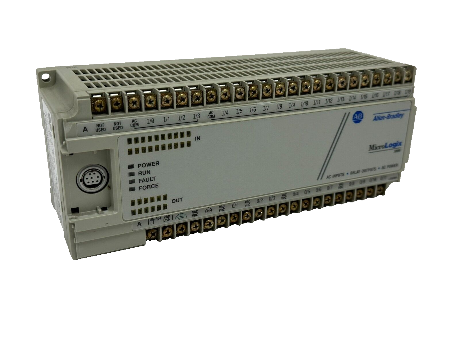 USED ALLEN BRADLEY 1761-L32AWA MICROLOGIX 1000 CONTROLLER SER. C 1761L32AWA - Image 4