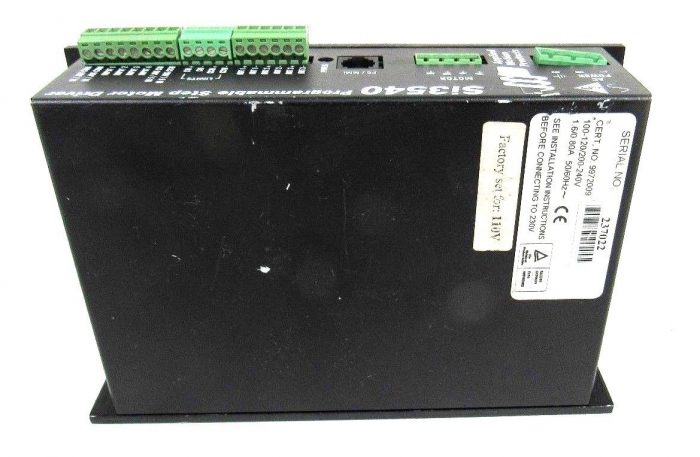 USED APPLIED MOTION PRODUCTS SI3540 PROGRAMMABLE STEP MOTOR DRIVER - Image 4