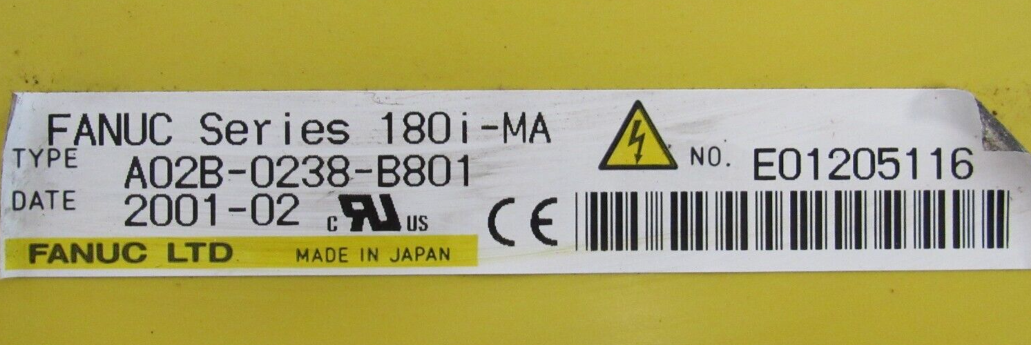 USED FANUC A02B-0238-B801 DISPLAY A02B0238B801 180I-MA - SB