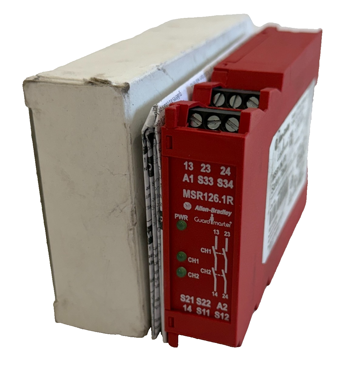 ALLEN BRADLEY 440R-N23119 SAFETY RELAY SER.A MSR126.1R 440RN23119 NEW, SURPLUS - Image 6