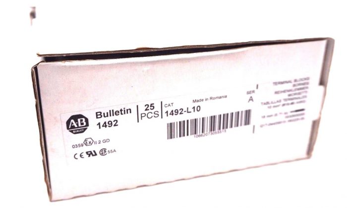 LOT OF 24 NEW ALLEN BRADLEY 1492-L10 TERMINAL BLOCKS - Image 3