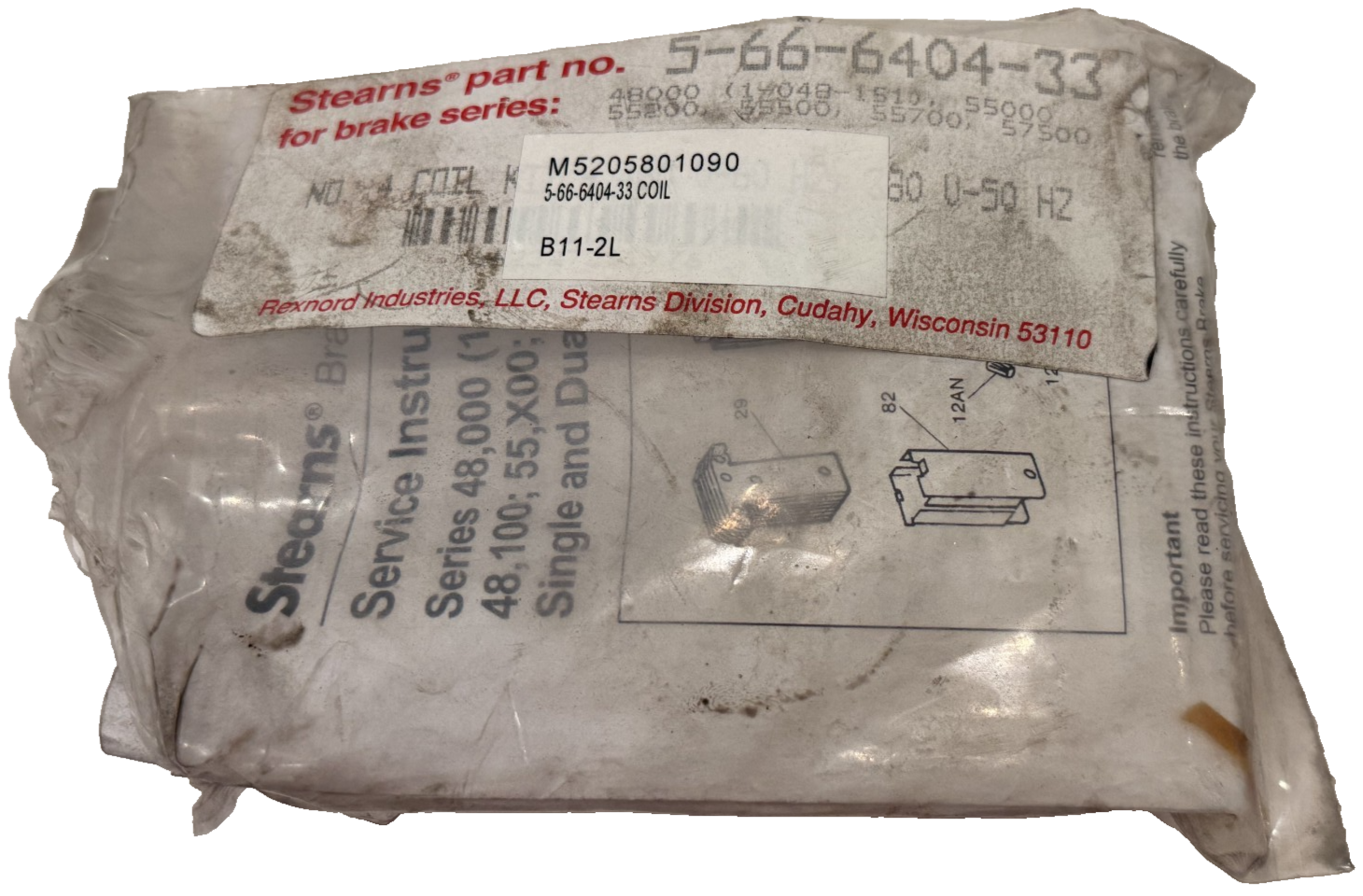 LOT OF 3 NEW STEARNS 5-66-6404-33 COIL KITS NO 4 380/460V 63446060944L 566640433 - Image 7