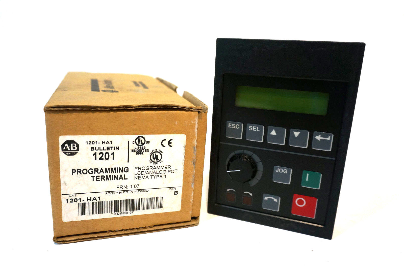 NEW ALLEN BRADLEY 1201-HA1 PROGRAMMING TERMINAL SER.B 1201HA1