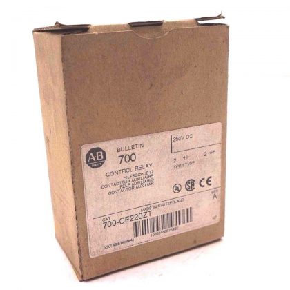 NEW ALLEN BRADLEY 700-CF220ZT CONTROL RELAY SER.A 700CF220ZT
