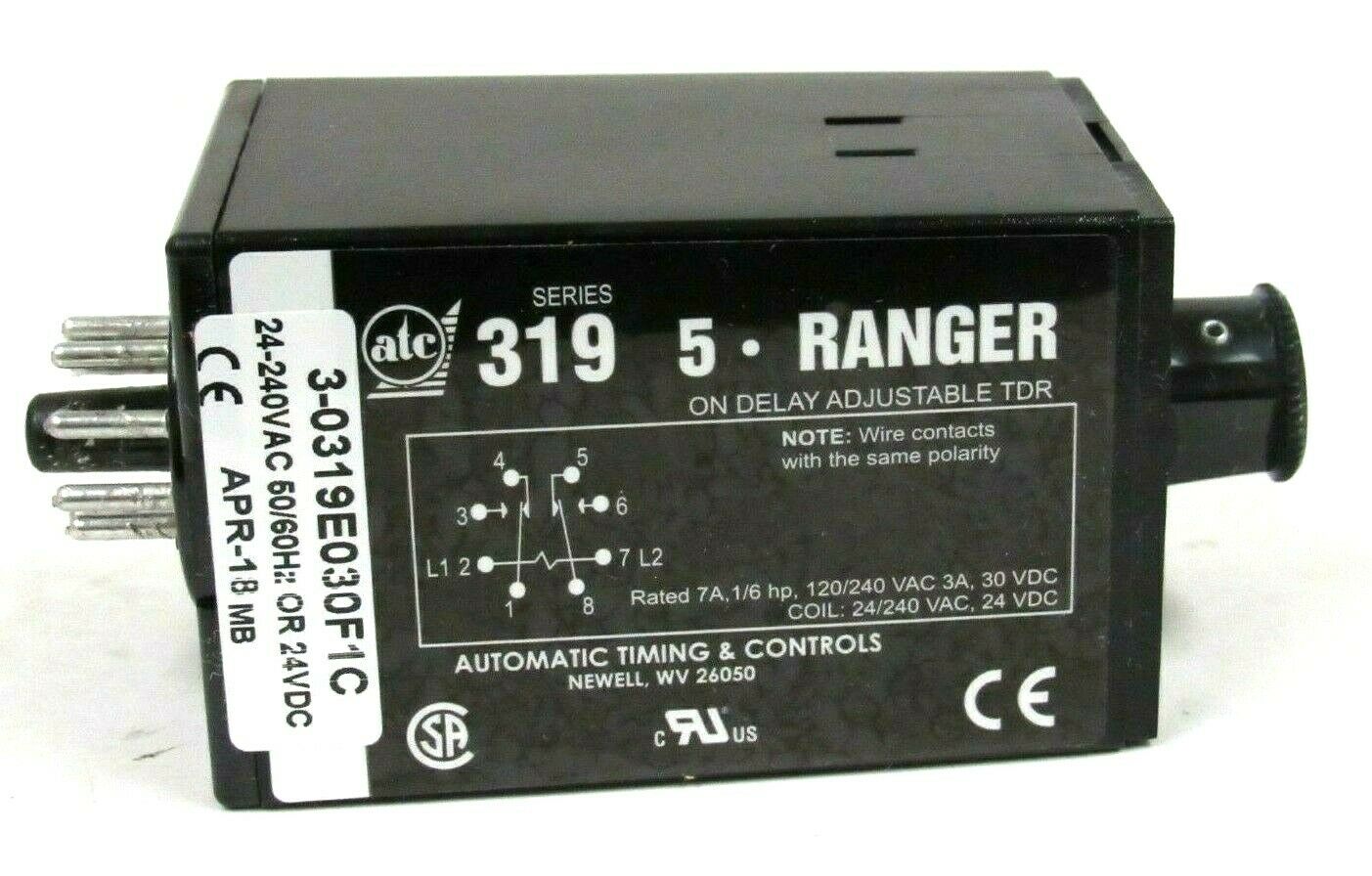 NEW ATC 3-0319E030F1C TIME DELAY RELAY 30319E030F1C - Image 3