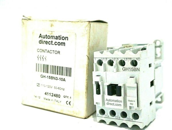 NEW AUTOMATION DIRECT GH-15BN3-10A CONTACTOR GH15BN310A
