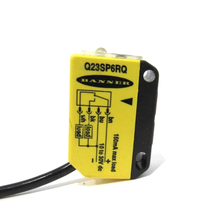 NEW BANNER ENGINEERING Q23SP6RQ PHOTOELECTRIC SENSOR 46445 - SB ...