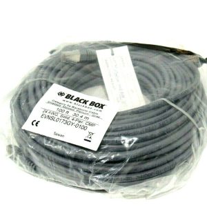 NEW BLACK BOX EVNSL0173GY-0100 ETHERNET CABLE 100' EVNSL0173GY0100
