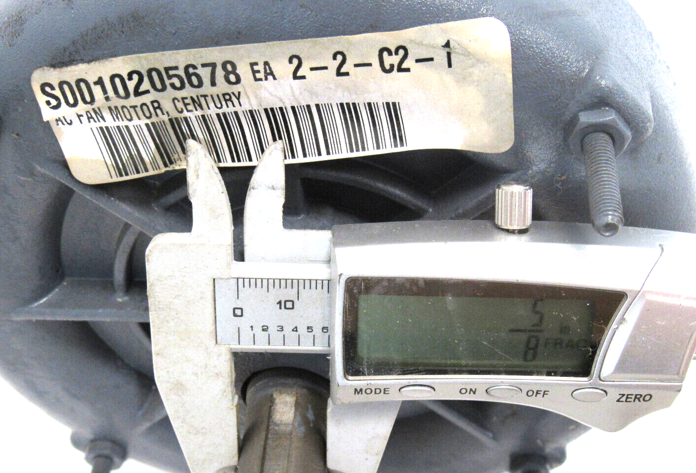 NEW CENTURY 7-141760-2 AC MOTOR 1HP 208-220/440V 71417602 - Image 4