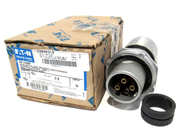 NEW EATON CROUSE HINDS APJ3485 PLUG 3P 30A - SB Industrial Supply, Inc.