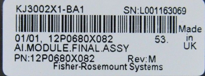 NEW FISHER ROSEMOUNT 12P0680X082 INPUT MODULE VE4003S2B2 KJ3002X1-BA1 - Image 6