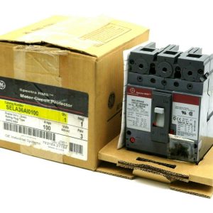 NEW GENERAL ELECTRIC SELA36AI0100 CIRCUIT BREAKER 100AMPS 600VOLTS 3 POLES