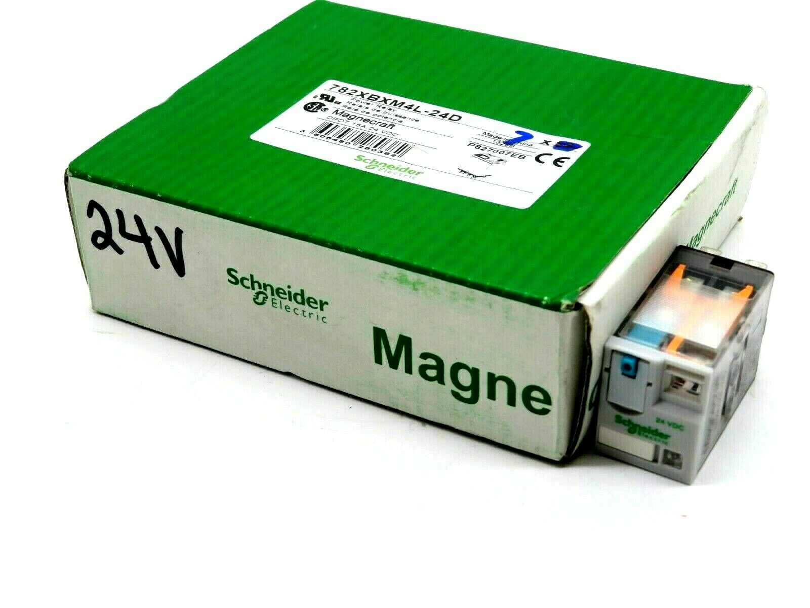 NEW LOT OF 7 SCHNEIDER ELECTRIC 782XBXM4L-24D POWER RELAY 782XBXM4L24D