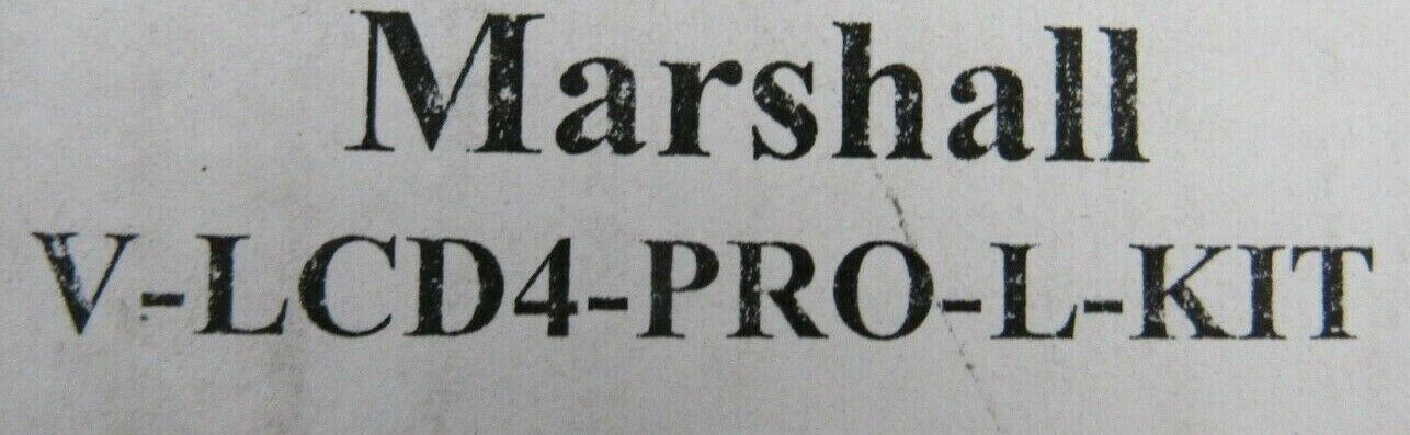 NEW MARSHALL V-LCD4-PRO-L-KIT COLOR LCD MONITOR V-LCD4-PRO-LR ...