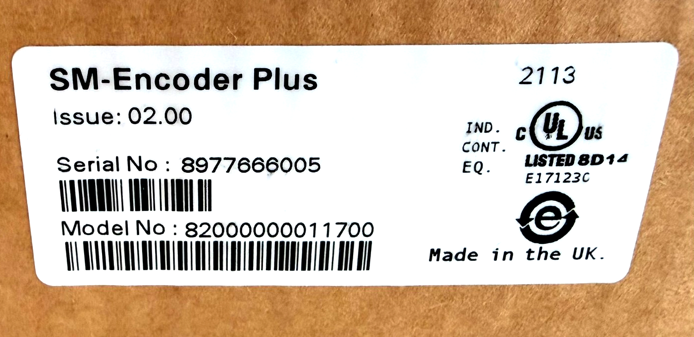 Encoder Plus NEW UNBRANDED SM-ENCODER-PLUS ENCODER MODULE 82000000011700 - SB ...