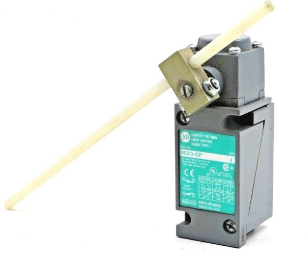 USED ALLEN BRADLEY 802G-GP GRAVITY RETURN LIMIT SWITCH 802GGP SERIES J