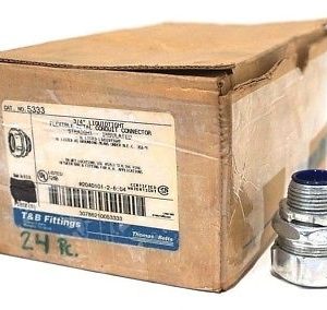 24 NEW THOMAS & BETTS 5333 CONNECTORS 3/4"