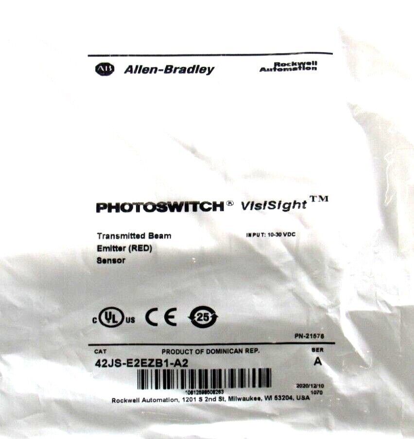 LOT OF 30 NEW ALLEN BRADLEY 42JS-E2EZB1-A2 PHOTOSWITCH SER.A 42JSE2EZB1A2 - Image 3