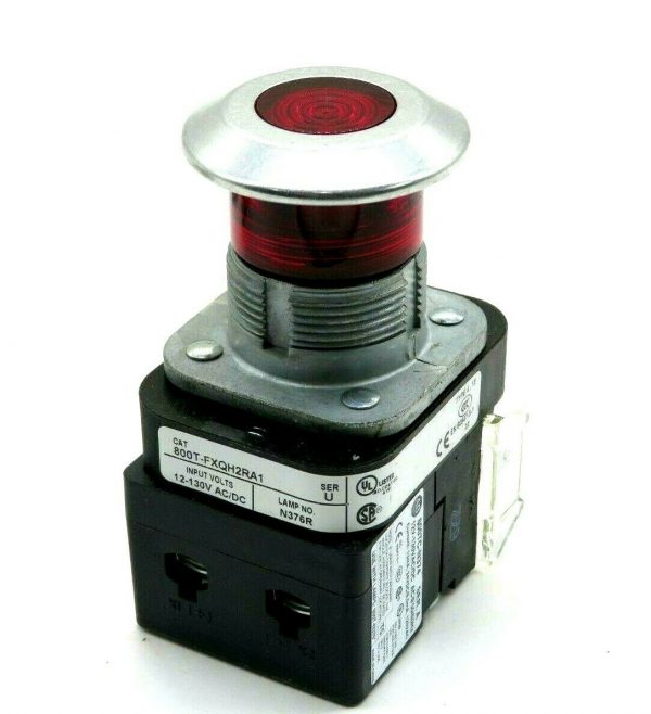 NEW ALLEN BRADLEY 800T-FXQH2RA1 2 POSITION PUSH BUTTON 12-130V 800TFXQH2RA1 - Image 3