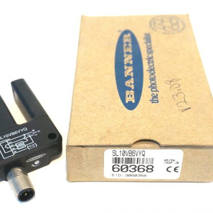 NEW BANNER SL10VB6VYQ SLOT SENSOR 60368