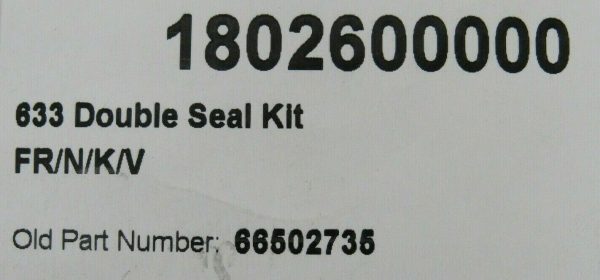 NEW FRISTAM 1802600000 DOUBLE SEAL KIT 633 FR/N/K/V 66502735 - Image 4