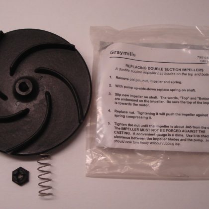 NEW GRAYMILLS 795-04239 GM 11-02 DOUBLE SUCTION IMPELLER