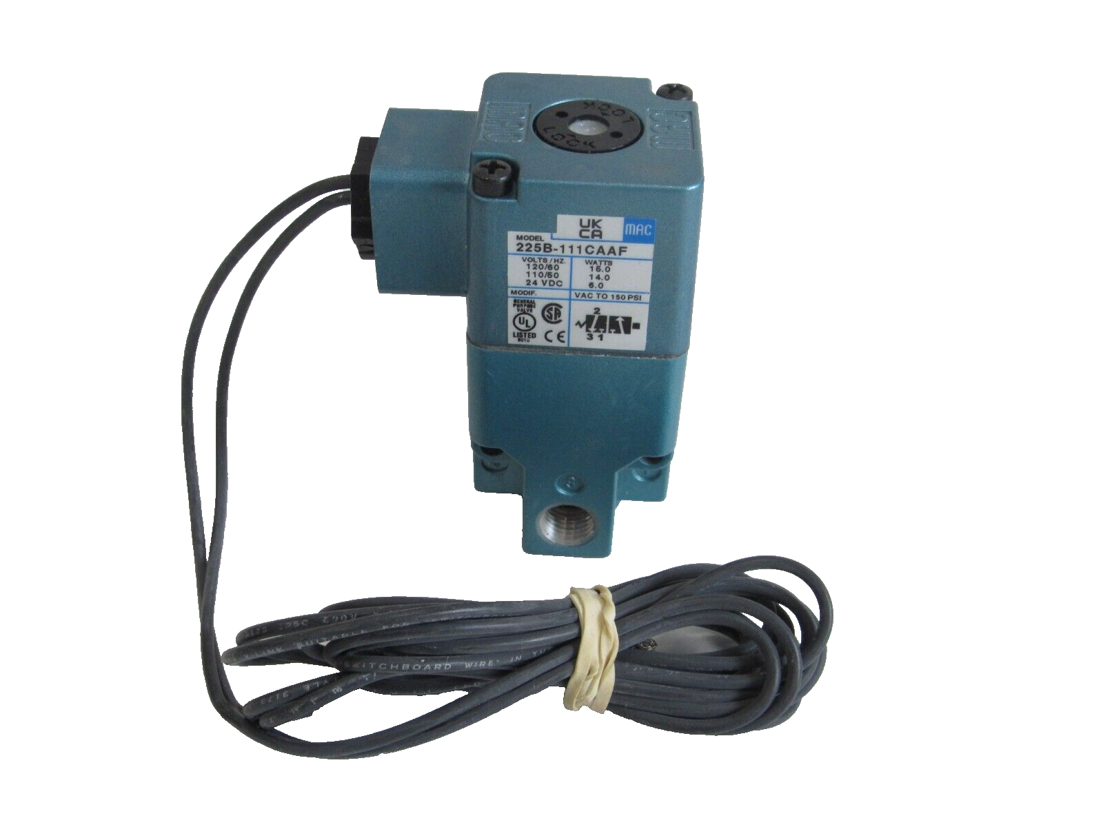 NEW MAC VALVES 225B-111CAAF SOLENOID COIL 3 WAY 225B111CAAF - Image 4