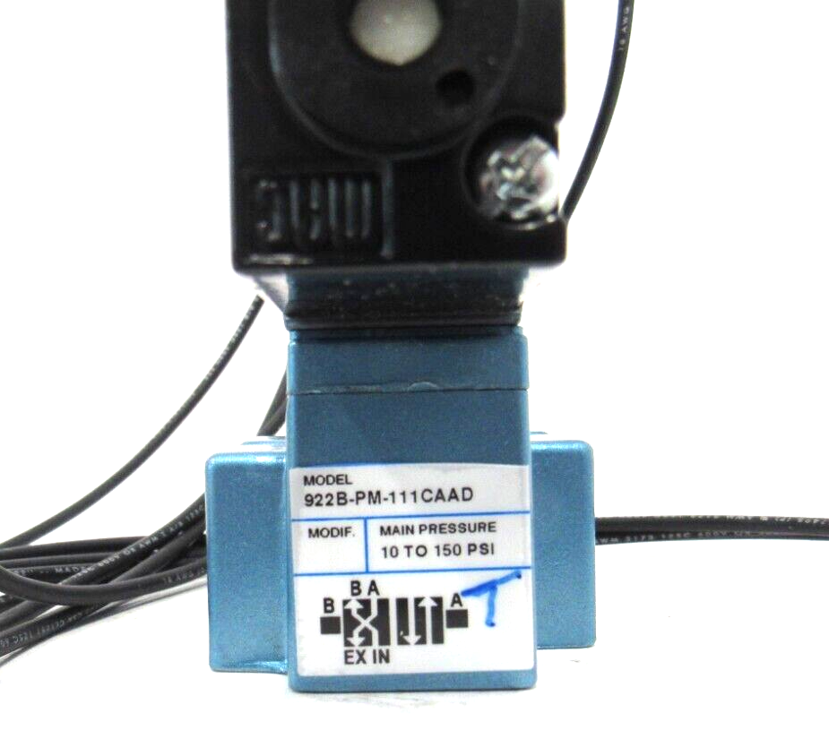 NEW MAC VALVES 922B-PM-111CAAD SOLENOID VALVE 922BPM111CAAD - Image 3