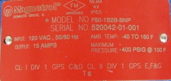 NEW MAGNETROL F50-1B2B-BNP FLOW SWITCH F501B2BBNP - Image 4