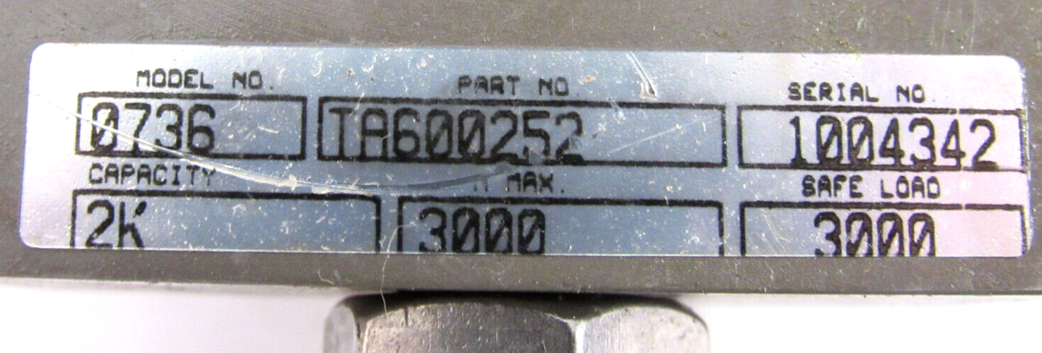 NEW METLER TOLEDO 09783302 WEIGH MODULE TA600252 0978 0736 - Image 4