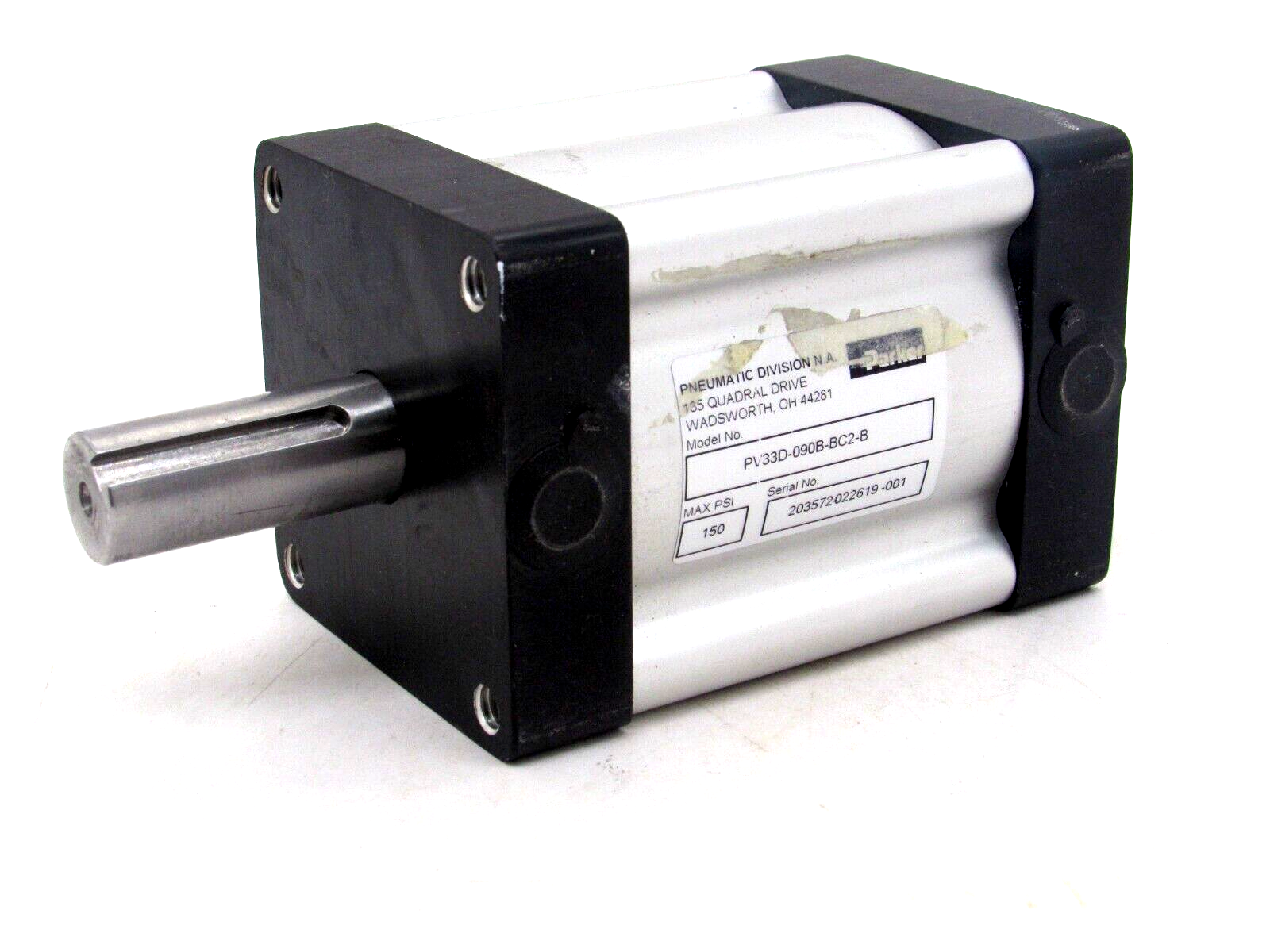 NEW PARKER PV33D-090B-BC2-B ROTARY ACTUATOR PV33D090BBC2B