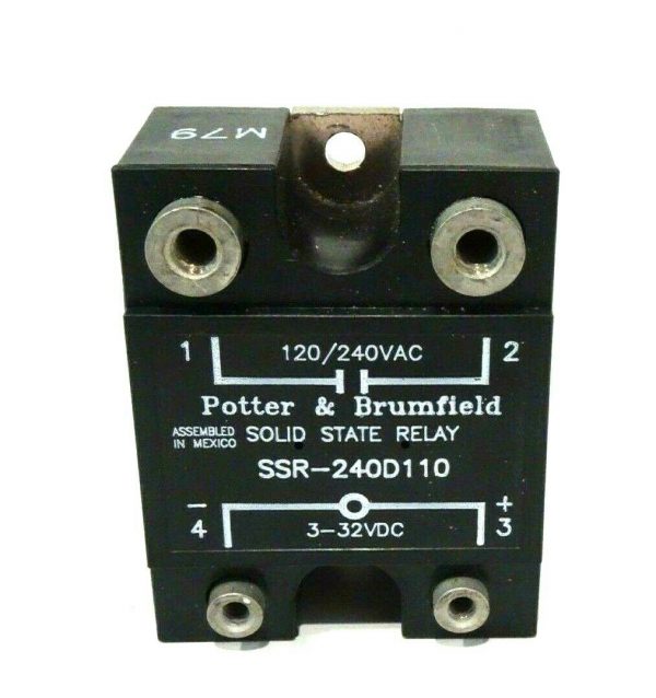 NEW POTTER & BRUMFIELD SSR-240D110 SOLID STATE RELAY 00550 SSR240D110 - Image 3