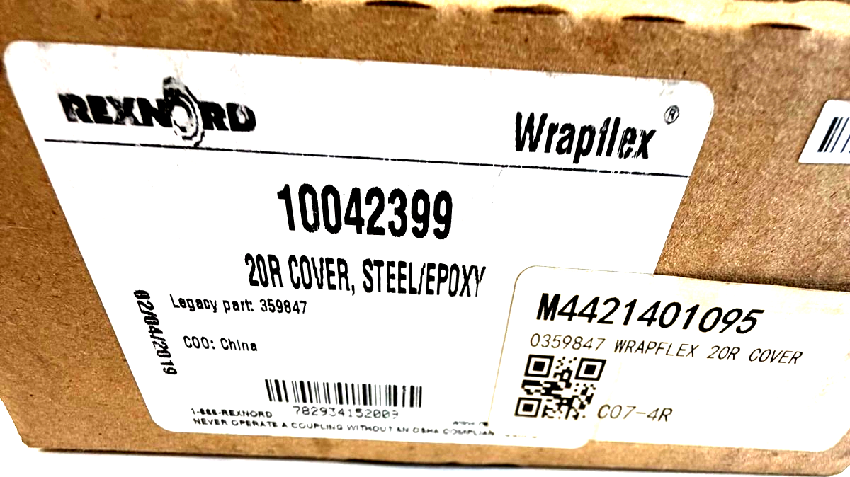 NEW REXNORD WRAPFLEX 2122670 COVER STEEL/EPOXY COUPLING COVER 10042399 20R - Image 6
