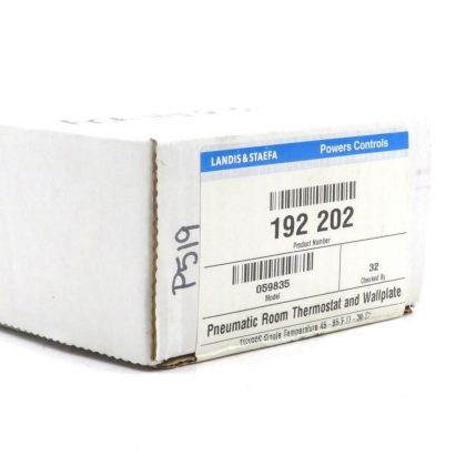 NEW SEALED LANDIS& STAEFA 192-202 THERMOSTAT AND WALLPLATE 192202