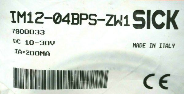 NEW SICK OPTIC IM12-04BPS-ZW1 PROXIMITY SENSOR 7900033 IM1204BPSZW1 - Image 4