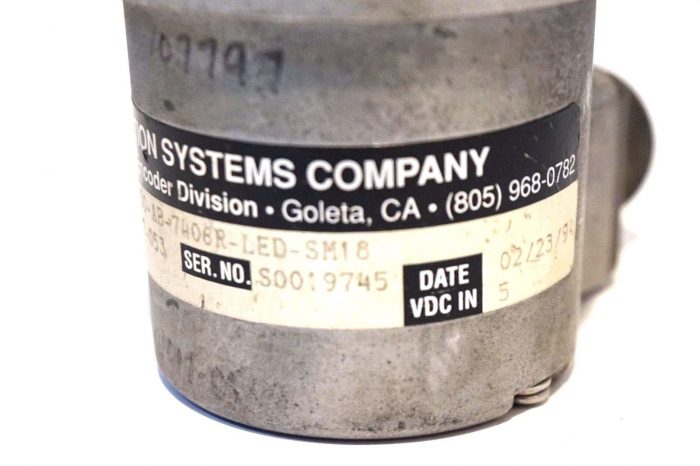 USED BEI H29F-SB-50-AB-7406R-LED-SM18 ENCODER 924-01017-053 H29FSB50AB7406RLEDS. - Image 4