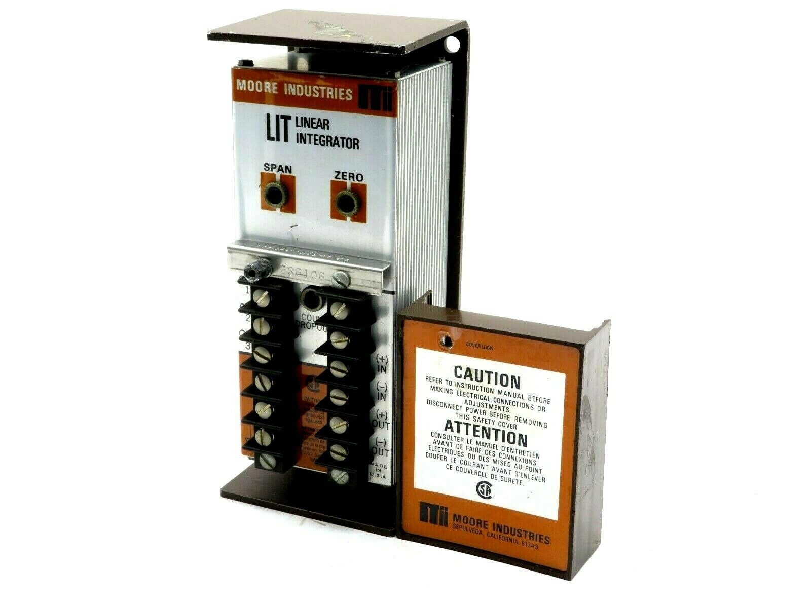 USED MOORE INDUSTRIES LIT LINEAR INTEGRATOR - SB Industrial Supply, Inc.