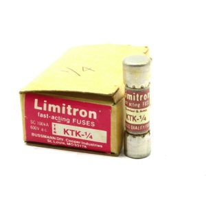 10 NEW BUSSMANN LIMITRON KTK-1/4 FUSES  KTK14