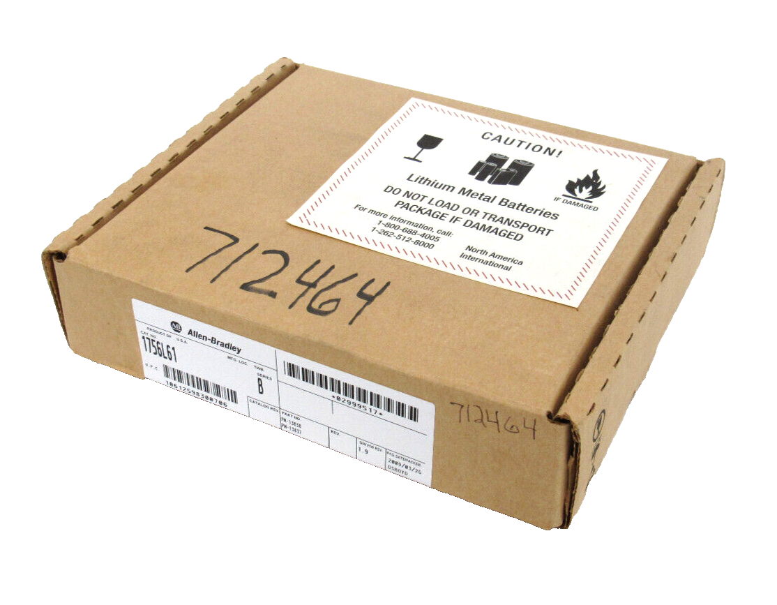 ALLEN BRADLEY 1756-L61 CPU MODULE SER.B 1756L61 NEW SURPLUS - SB ...