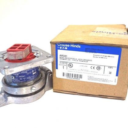 NEW CROUSE HINDS AR341 RECEPTACLE HOUSING