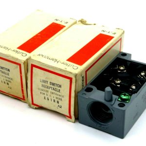NEW LOT OF 2 CUTLER HAMMER E5R1N LIMIT SWITCH RECEPTACLE SERIES A2